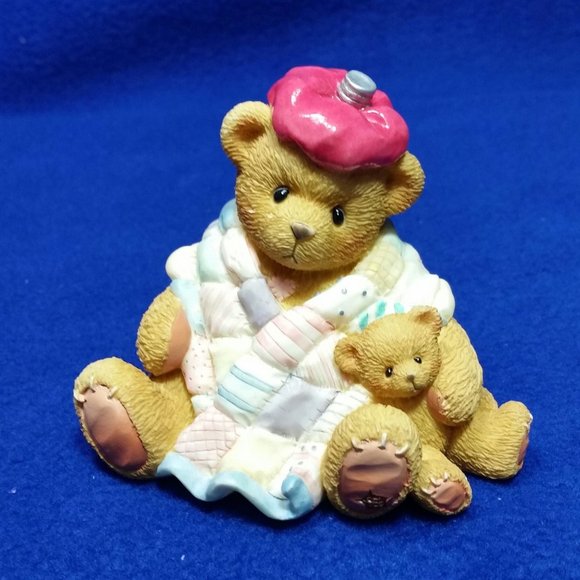 Cherished Teddies Can't Bear To See You Under The Weather Figurine 215856 No Box - Picture 2 of 10